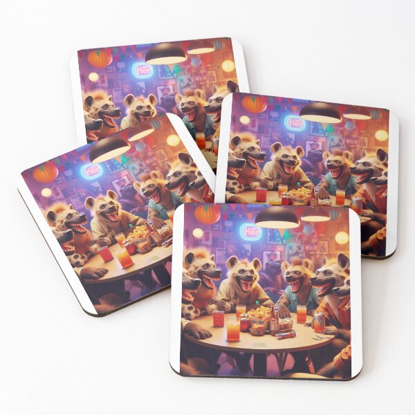 Item preview, Hyena Laughing Club – Wild Comedy Crew Illustration designed and sold by ashokreddy343.