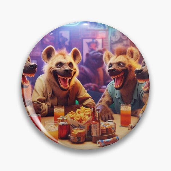 Item preview, Hyena Laughing Club – Wild Comedy Crew Illustration designed and sold by ashokreddy343.