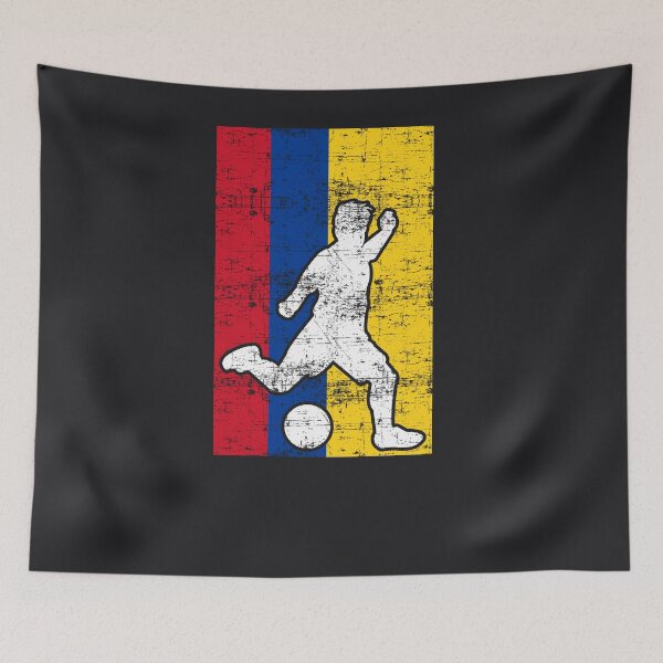 Item preview, Colombia Flag Soccer Player designed and sold by melsens.
