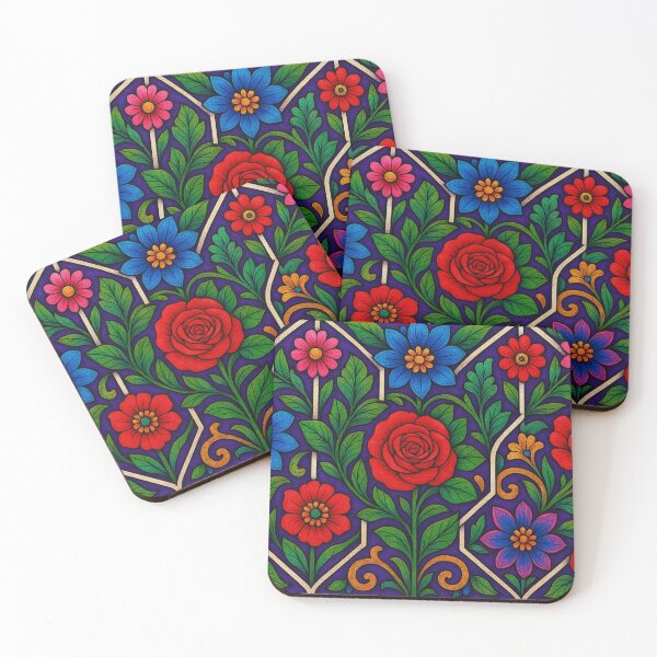 Item preview, Colorful floral symmetry designed and sold by Sigtrix.