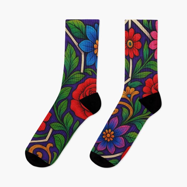 Item preview, Colorful floral symmetry designed and sold by Sigtrix.