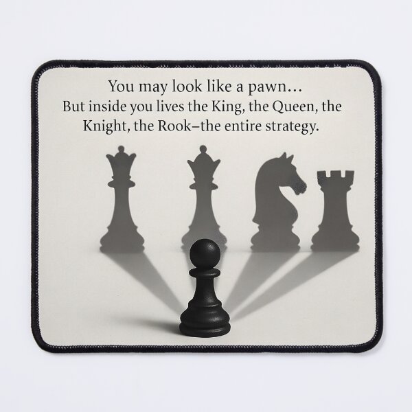 Item preview, The Power Within Motivational Chess Poster – Self-Mastery Quote Wall Art for Office, Gym & Study Spaces designed and sold by AbstractAuraArt.
