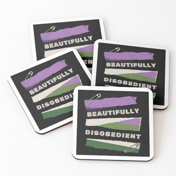 Item preview, Genderqueer, Beautifully Disobedient designed and sold by Feathers and Flair.