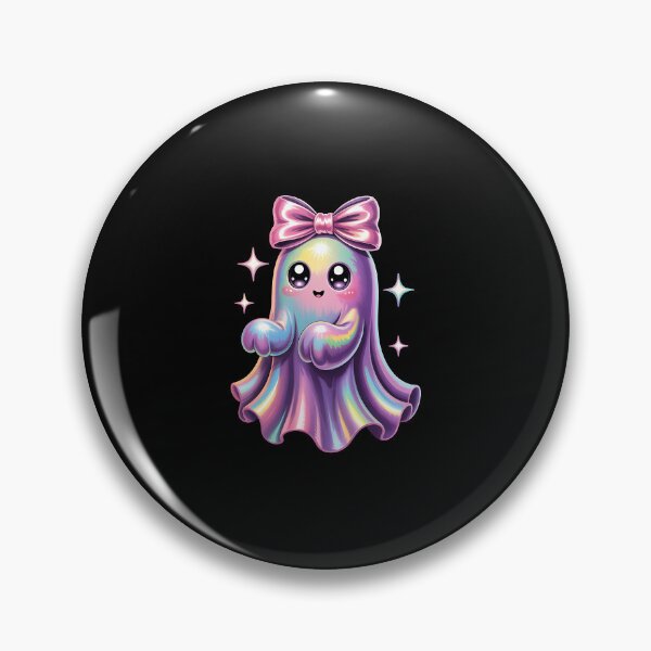 Item preview, Pastel Galaxy Ghost Halloween Girl Kids Ghost Coquette Bow designed and sold by diyoor.