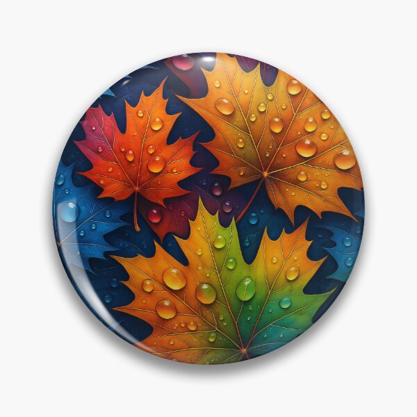 Item preview, Rainbow Maple Rainfall designed and sold by Kaleidoscope Print.