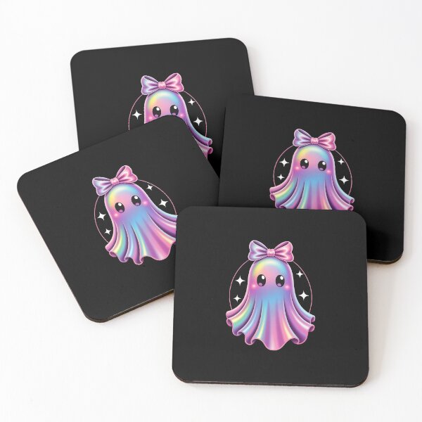 Item preview, Pastel Galaxy Ghost Halloween Girl Kids Ghost Coquette Bow designed and sold by diyoor.