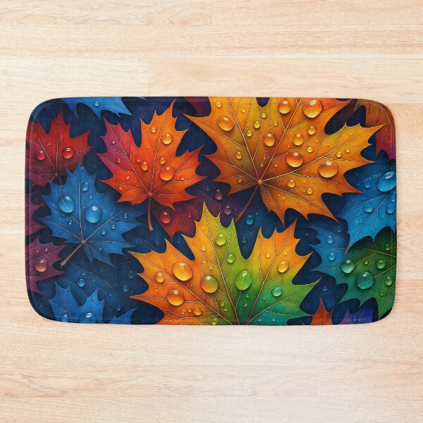 Item preview, Rainbow Maple Rainfall designed and sold by Kaleidoscope Print.