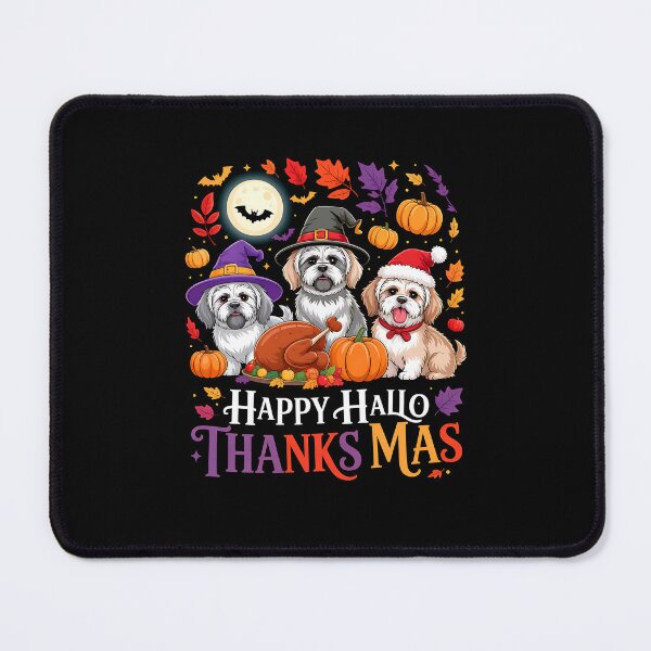 Item preview, Shih Tzu Dog Christmas Happy Hallothankmas Thanksgiving Dogs designed and sold by diyoor.