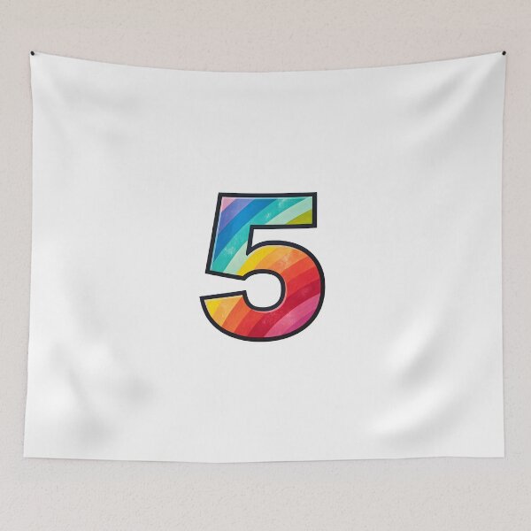 Item preview, Number 5 designed and sold by nimmitrends.