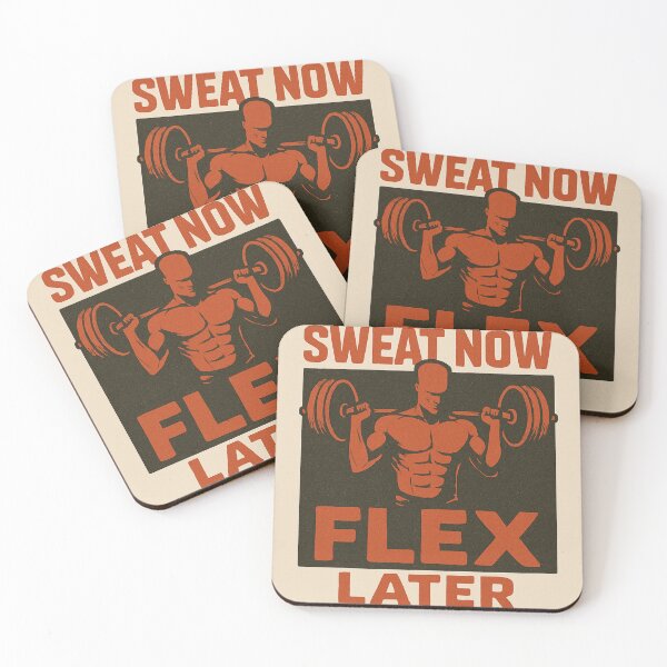 Item preview, Gym Motivation – “Sweat Now, Flex Later” designed and sold by wr3ckski.