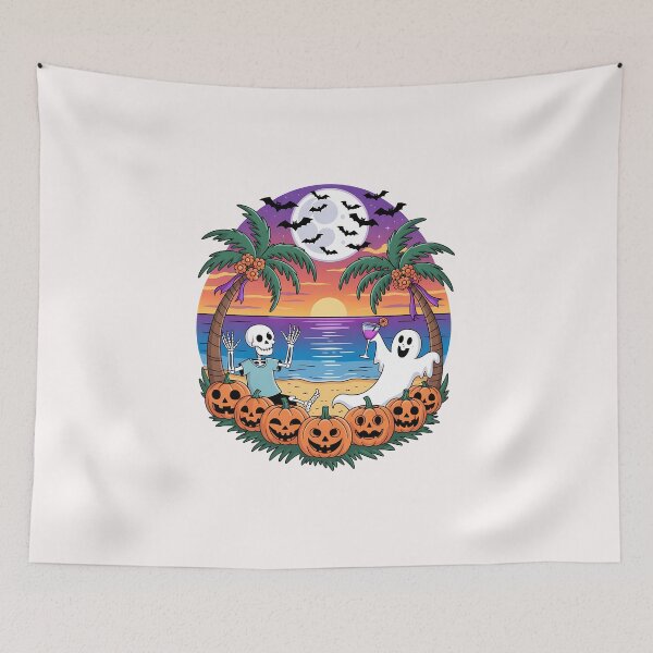 Item preview, Summerween Skeleton Beach Party Halloween Vibes  designed and sold by diyoor.