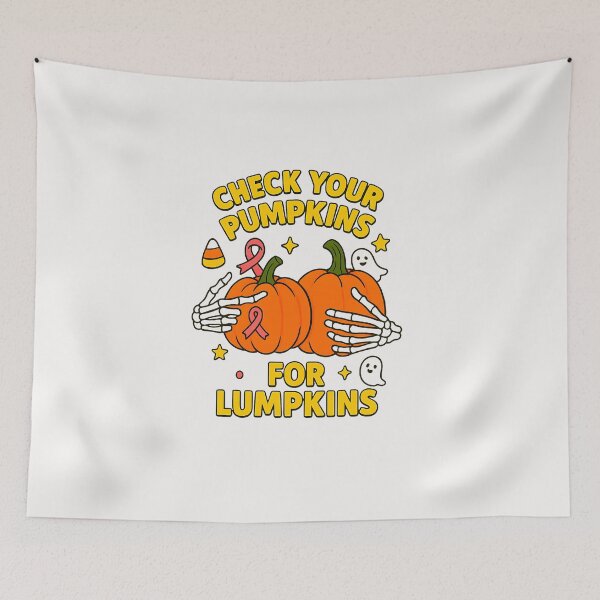 Item preview, Breast Cancer Awareness, Check Your Pumpkins for Lumpkins  designed and sold by diyoor.