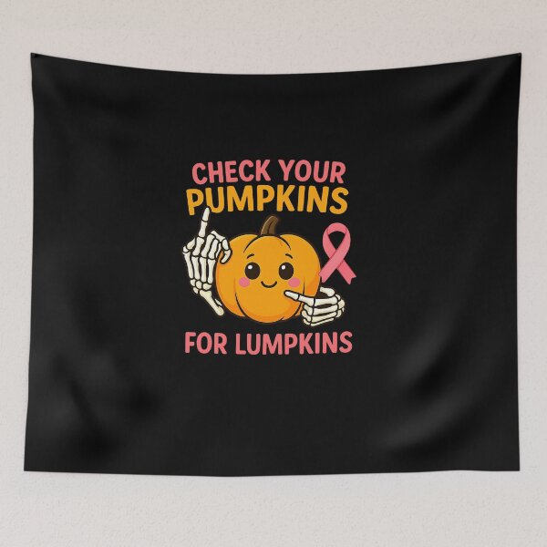 Item preview, Breast Cancer Awareness, Check Your Pumpkins for Lumpkins designed and sold by diyoor.