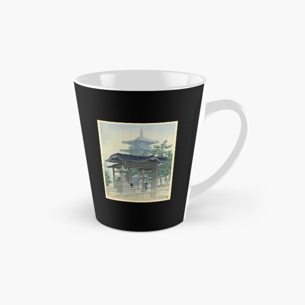 Item preview, De Zensetsu Tempel in Sanshu by Hasui Kawase | Japanese Temple Poster | Ukiyo-e Art | Japandi Home Decor designed and sold by artofuniverse.