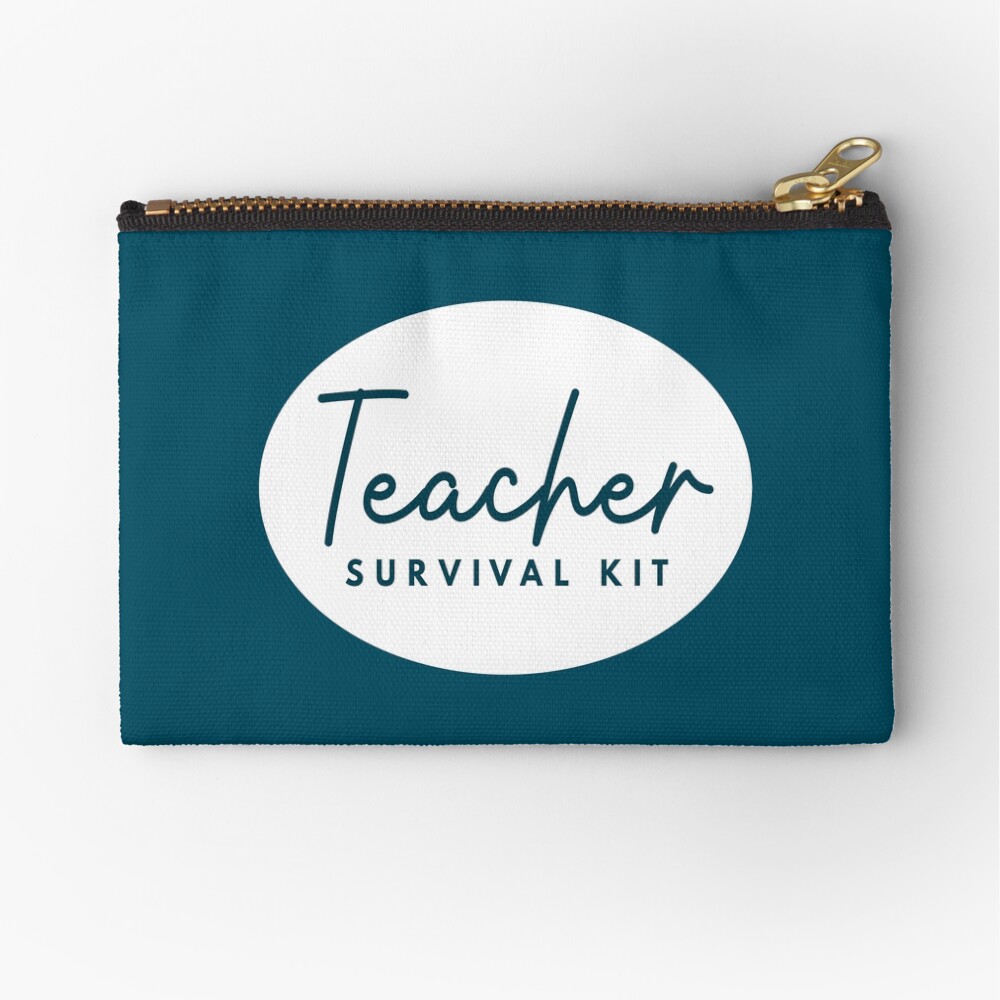 Teacher Survival Kit Zipper Pouch
