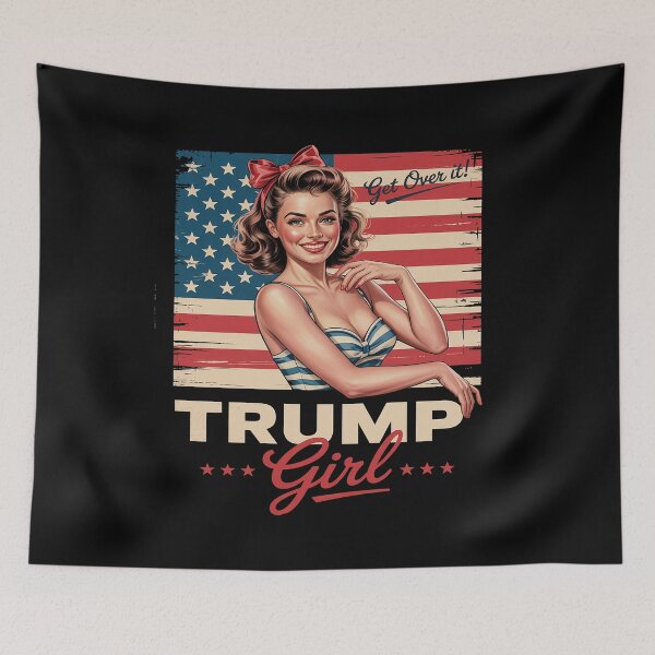 Item preview, Pinup Trump Girl Get Over It Inauguration 2025 designed and sold by splindoershop.