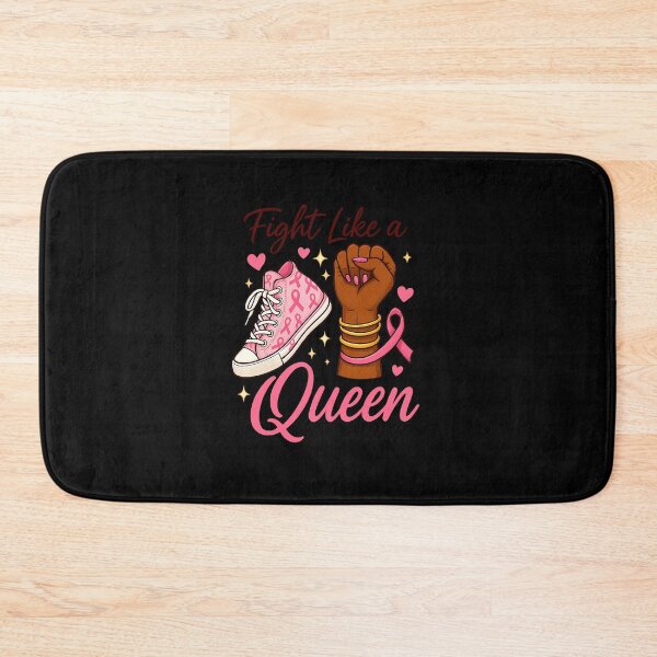 Item preview, Breast Cancer Warrior Fight Like A Queen Afro Girl Sneakers designed and sold by diyoor.