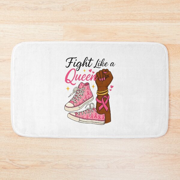 Item preview, Breast Cancer Warrior Fight Like A Queen Afro Girl Sneakers designed and sold by diyoor.
