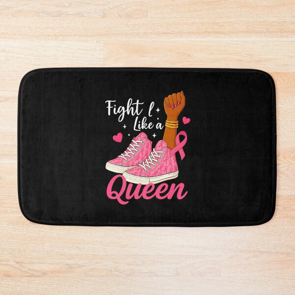 Item preview, Breast Cancer Warrior Fight Like A Queen Afro Girl Sneakers designed and sold by diyoor.