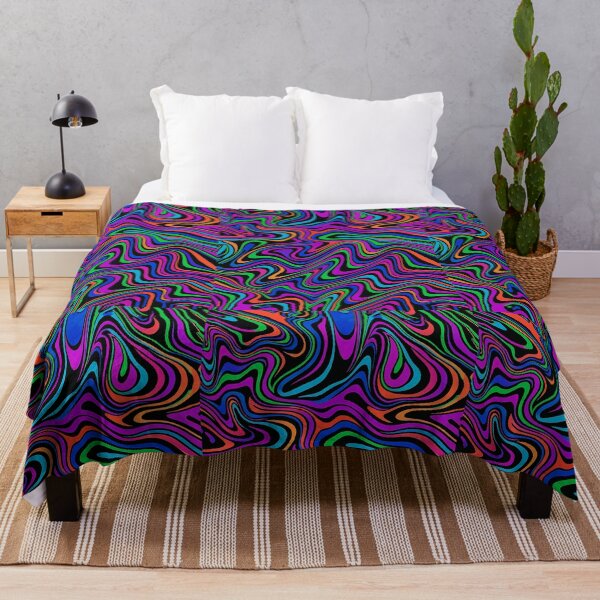 Item preview, Psychedelic Neon Swirl Pattern – Trippy Abstract Design for Color Lovers & Rave Style Gifts designed and sold by weirdfishes123.