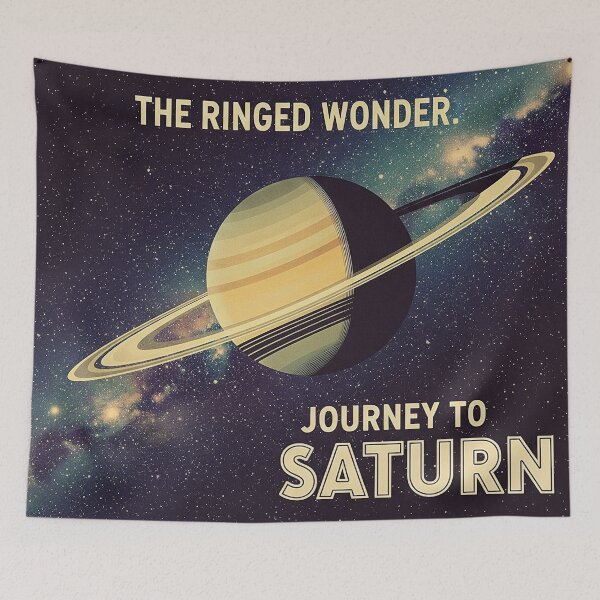 Item preview, Journey to Saturn designed and sold by 4rtistcDrift.