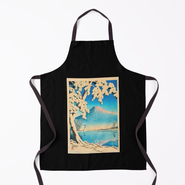 Item preview, Fuji no Yukibare (Clearing After Snow on Mt. Fuji, Tagonoura) by Hasui Kawase | Mount Fuji Poster | Winter Landscape Art designed and sold by artofuniverse.
