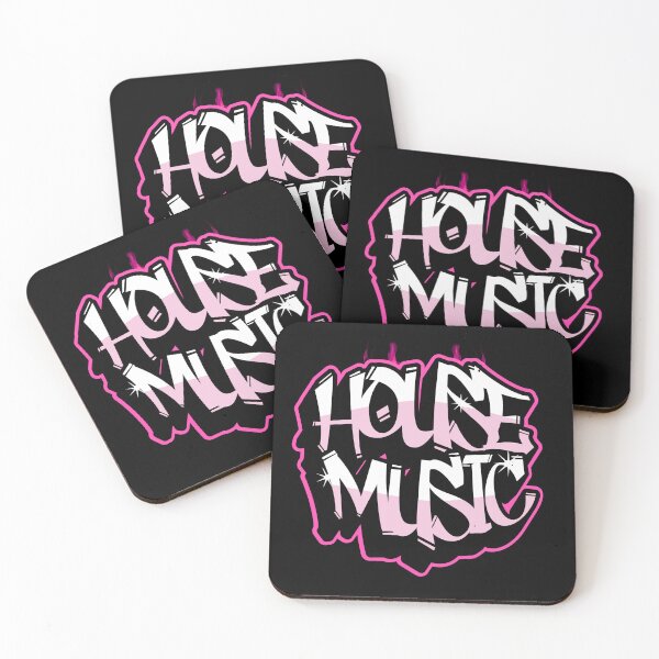 Item preview, HOUSE MUSIC - Flamed Grafitti (Pink) designed and sold by Discothreadz.