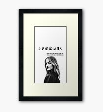Lucy hale Framed Print