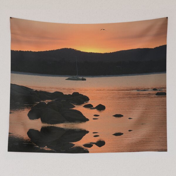Item preview, Tasmanian east coast sunset scene designed and sold by quentinjlang.