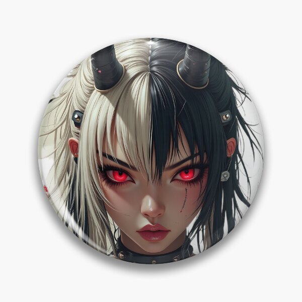 Item preview, Oni Cyberpunk Girl - Dark Fantasy Art designed and sold by aiartroom31.
