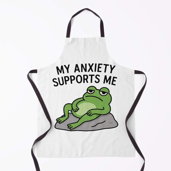 Item preview,  Anxious Frog – Funny Mental Health Design designed and sold by OTSC.