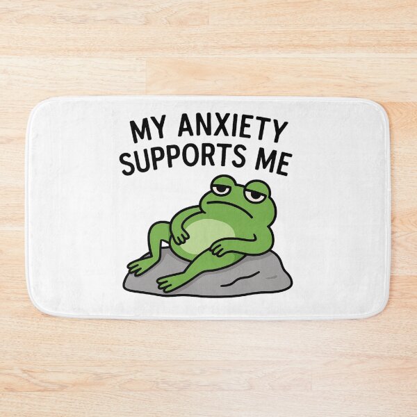 Item preview,  Anxious Frog – Funny Mental Health Design designed and sold by OTSC.