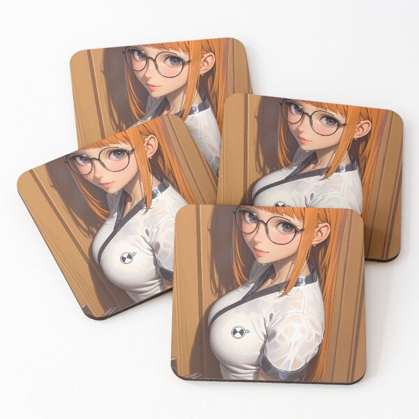 Item preview, Futaba Sakura Persona 5 Elegant Gamer Style Redhead Girl Glasses Fashion designed and sold by mildaclairmo.