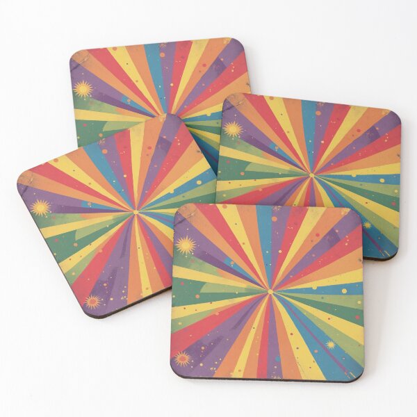 Item preview, Retro Rainbow Burst – Pride Celebration Rays designed and sold by 0606PM.