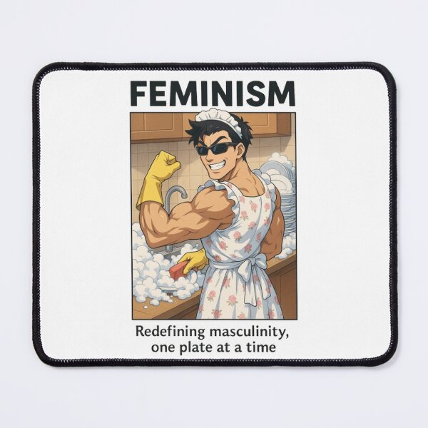 Item preview, Feminism. Redefining masculinity, one plate at a time designed and sold by TheDripCartel.