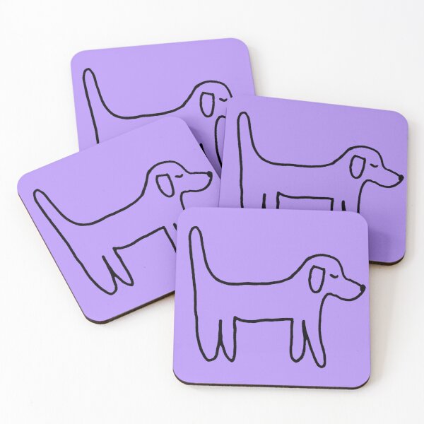 Item preview, Black Dog – Reduced to the Point – on Violet designed and sold by Vision Illustrated.