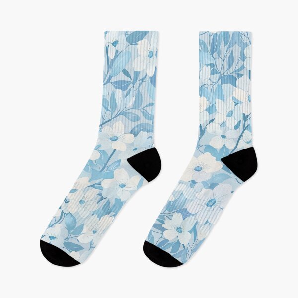 Item preview, White and Sky Blue Flower designed and sold by CoolPixels.