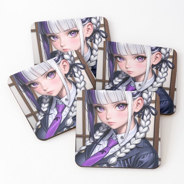 Item preview, Kyoko Kirigiri Danganronpa Anime Girl Purple Eyes School Style designed and sold by mildaclairmo.