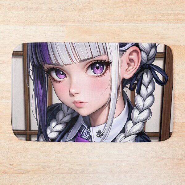 Item preview, Kyoko Kirigiri Danganronpa Anime Girl Purple Eyes School Style designed and sold by mildaclairmo.