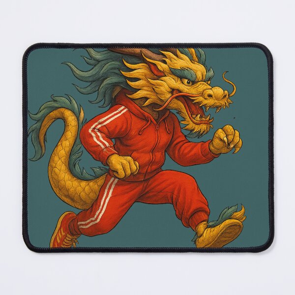 Item preview, Dragon in Tracksuit designed and sold by AleTot.
