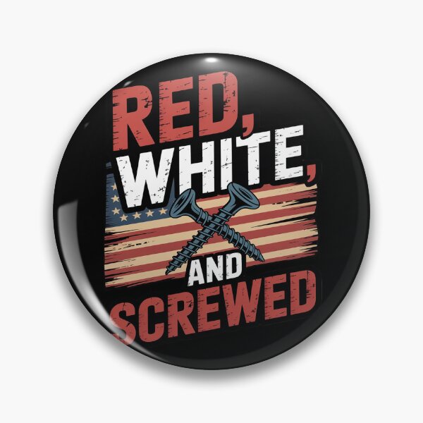Item preview, Political Flag Shirt, Red White Screwed designed and sold by splindoershop.