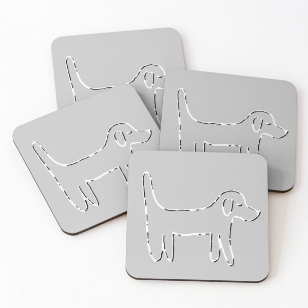 Item preview, Incomplete Full – Dog in fragments on light grey designed and sold by Vision Illustrated.