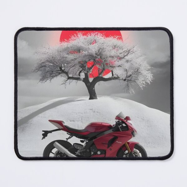 Item preview, R1 Eclipse: Ride Into the Red Pastel pixel gaming landscape totes designed and sold by Lifeinfinityoff.