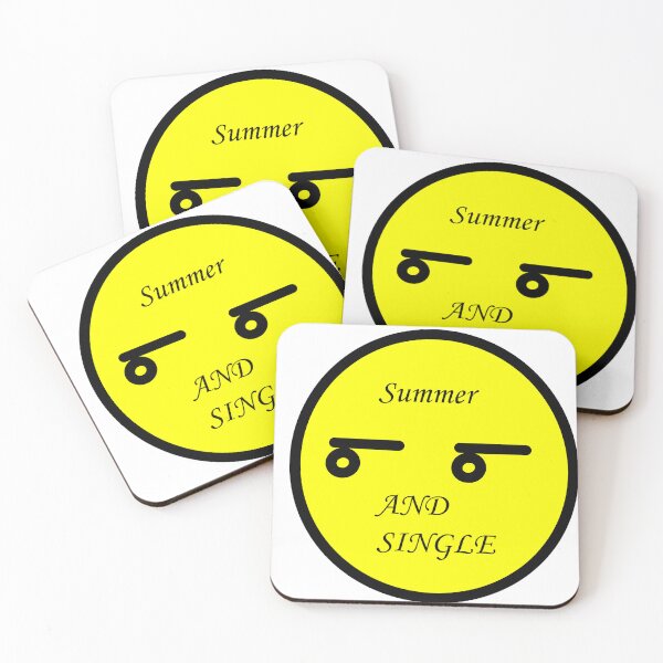 Item preview, Summer and Single Sticker designed and sold by RedEyeWolf.