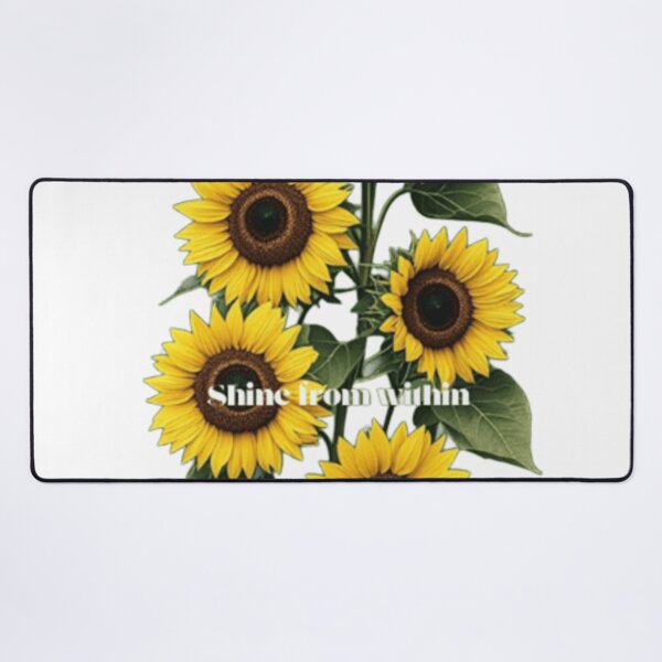 Item preview, Shine from within motivational quote with flowers flowers designed and sold by auraRM studio.