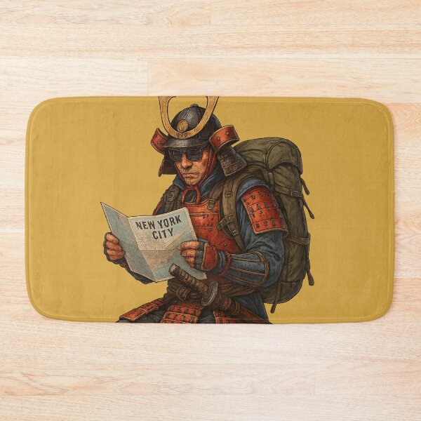 Item preview, Samurai Lost in Manhattan designed and sold by AleTot.