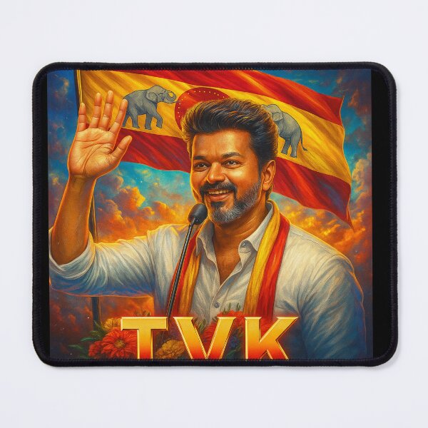Item preview, Thalapathi Vijay TVK South Indian actor Pastel pixel gaming landscape totes designed and sold by Lifeinfinityoff.