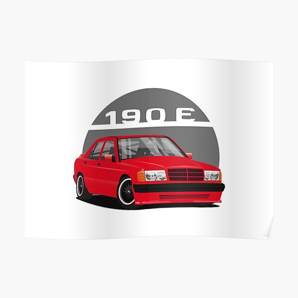 Mercedes Benz 190 E Poster