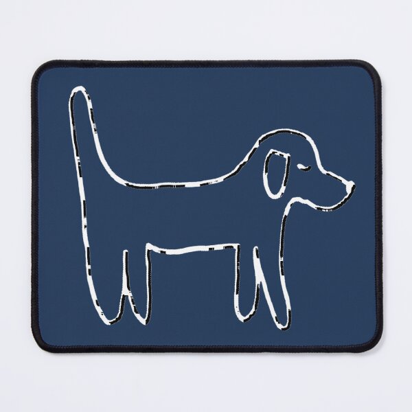 Item preview, Incomplete Full – Dog in fragments on ink blue designed and sold by Vision Illustrated.