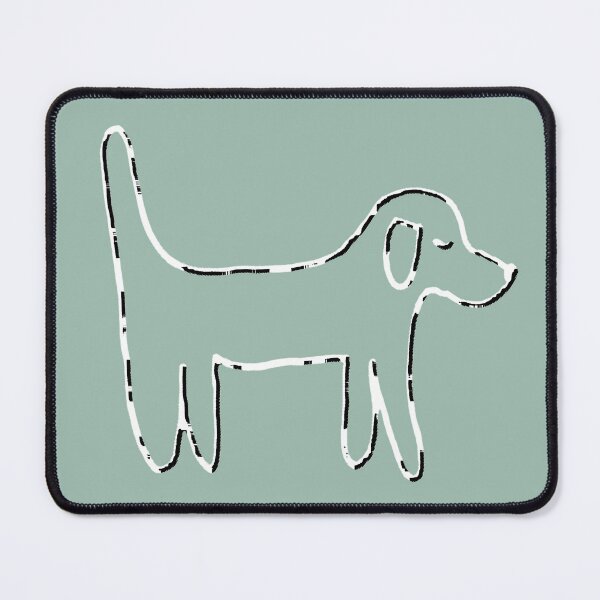 Item preview, Incomplete Full – Dog in fragments on sage green designed and sold by Vision Illustrated.